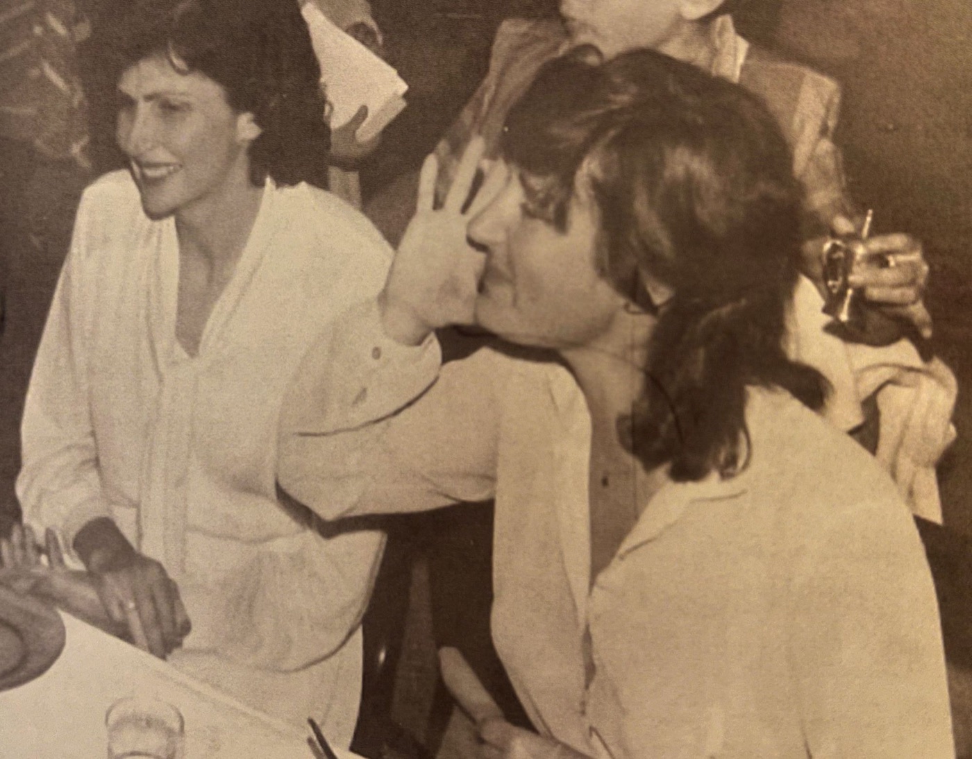 Carol with her best friend Betty in Johannesburg - 1982